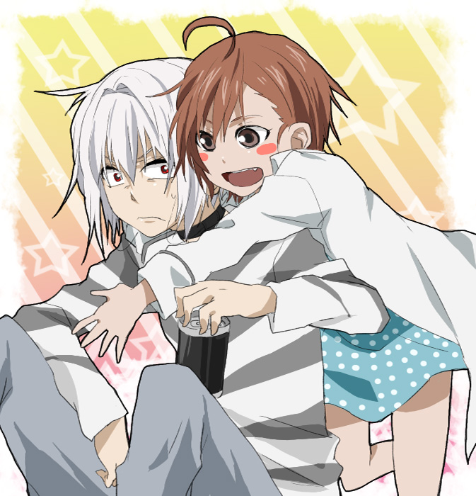 accelerator and last order (toaru majutsu no index and 1 more) drawn by sasayama_panda