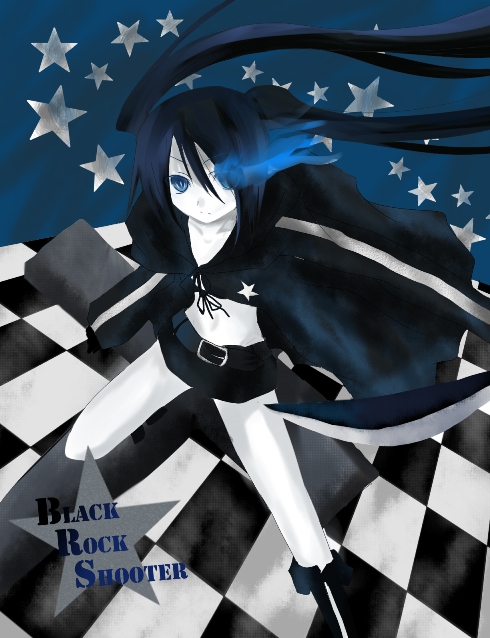 black rock shooter (black rock shooter) drawn by ram_hachimin