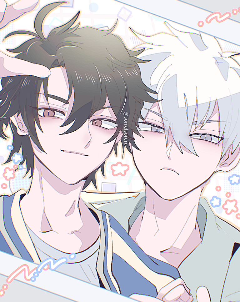 cheng xiaoshi and lu guang (shiguang dailiren) drawn by kirunix