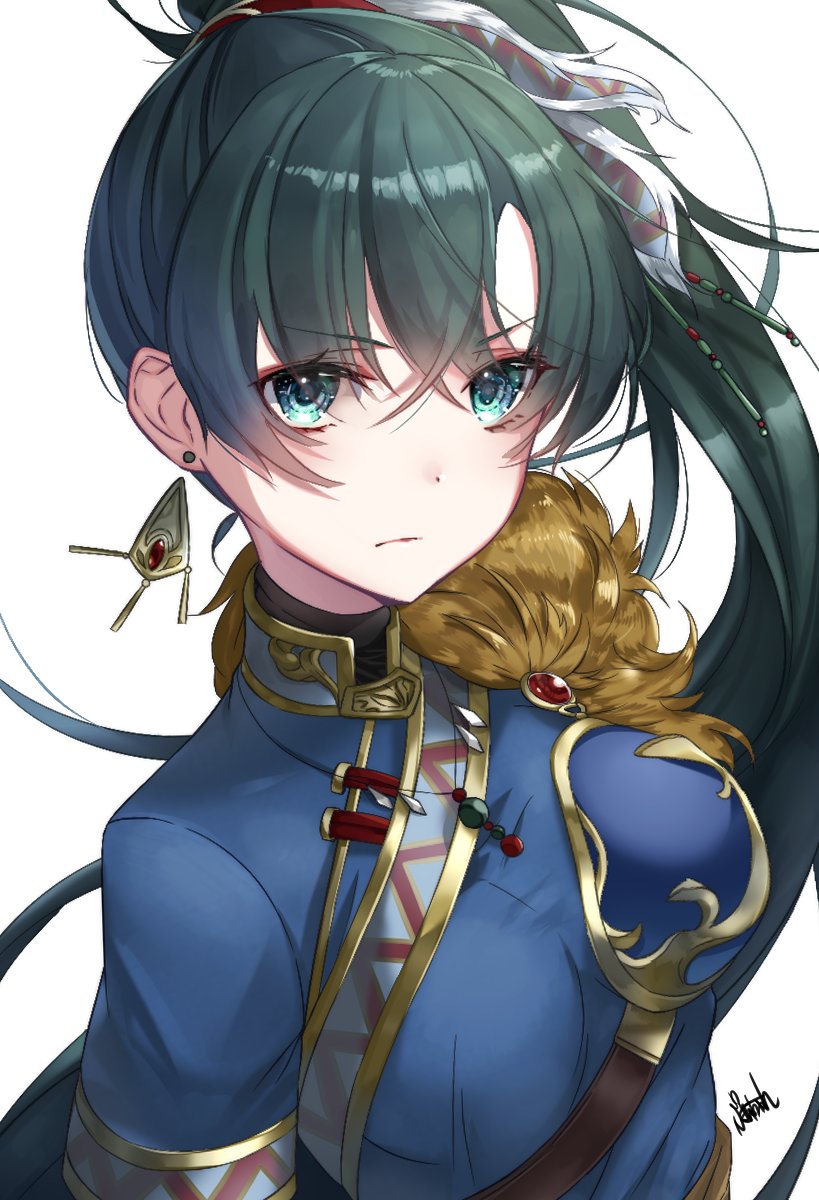 lyn (fire emblem and 2 more) drawn by ringozaka_mariko