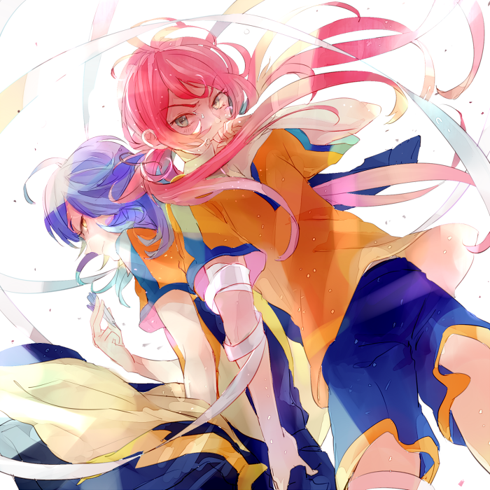 kirino ranmaru and kariya masaki (inazuma eleven and 1 more) drawn by komkomx
