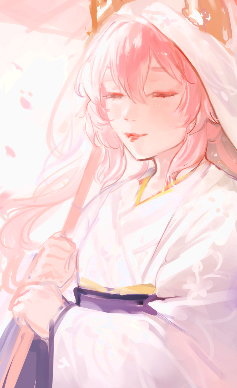 tamamo and tamamo no mae (fate and 1 more) drawn by k_(sktchblg)
