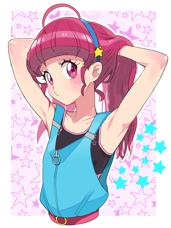 hoshina hikaru (precure and 1 more) drawn by moudoku_(decopon3rd)