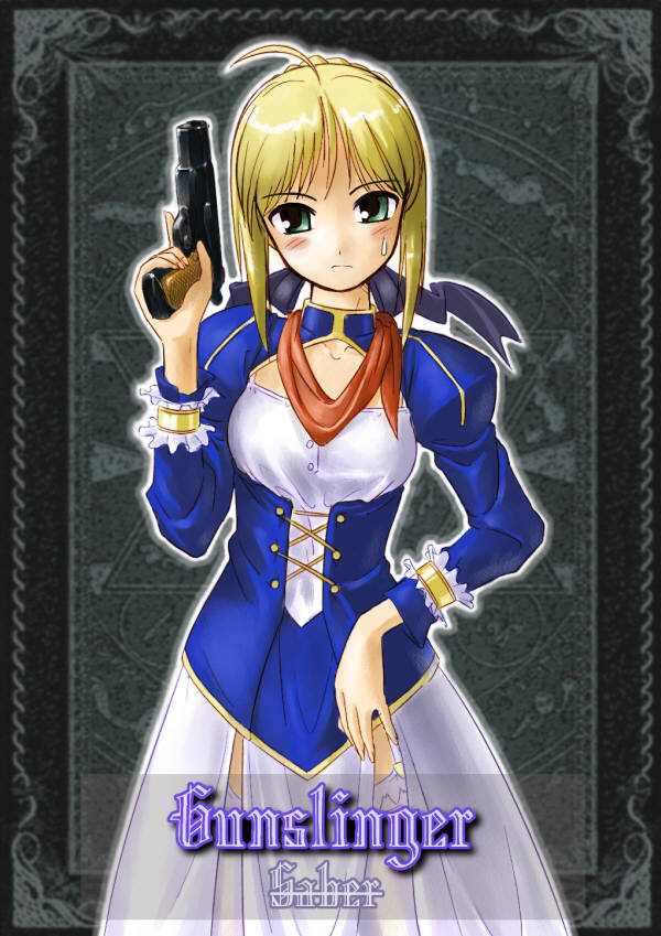 artoria pendragon and saber (fate and 1 more)