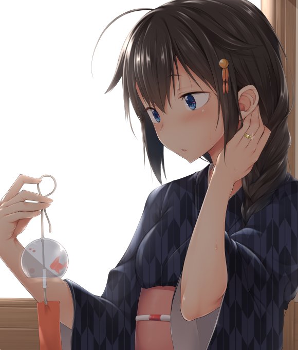 shigure and shigure kai ni (kantai collection) drawn by spirytus_tarou