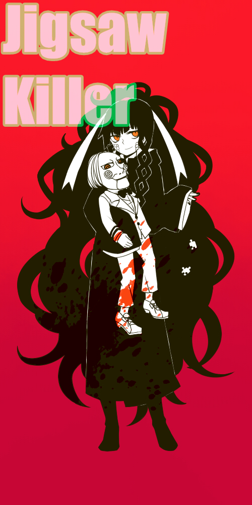 azami and jigsaw (kagerou project and 1 more) drawn by bookcage