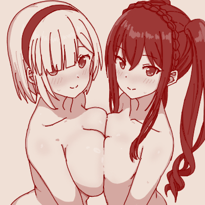 okuzora kohaku and aya (idolmaster and 1 more) drawn by todokamen
