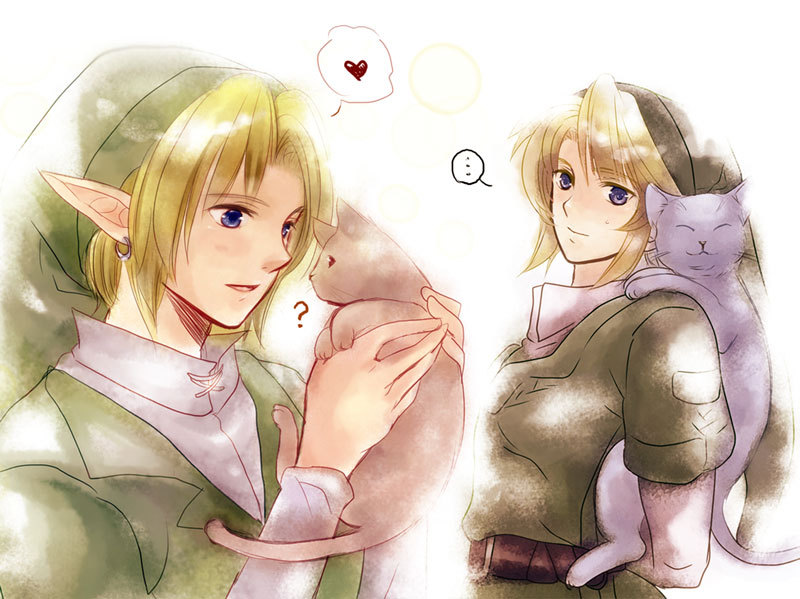 link (the legend of zelda and 2 more) drawn by suzuno_(kazahanasu)