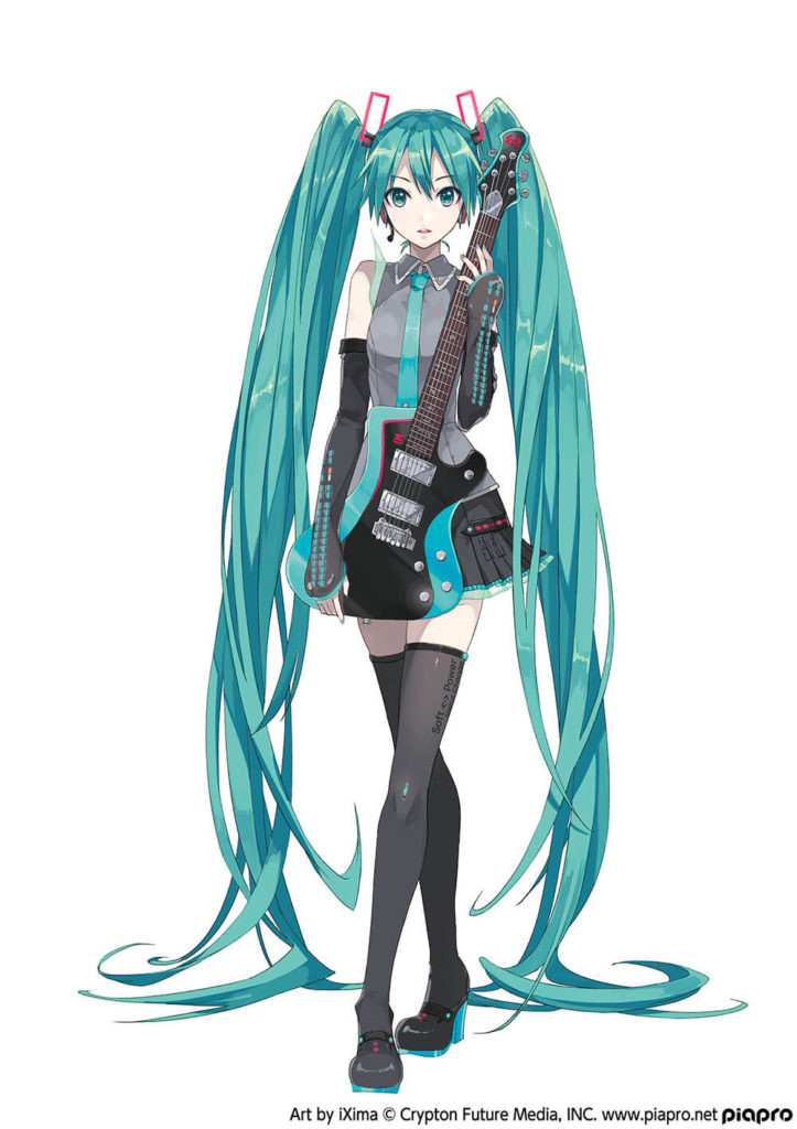 hatsune miku (vocaloid) drawn by ixima