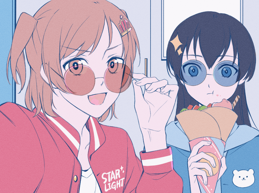 aijou karen and kagura hikari (shoujo kageki revue starlight) drawn by ph_(ph200010)