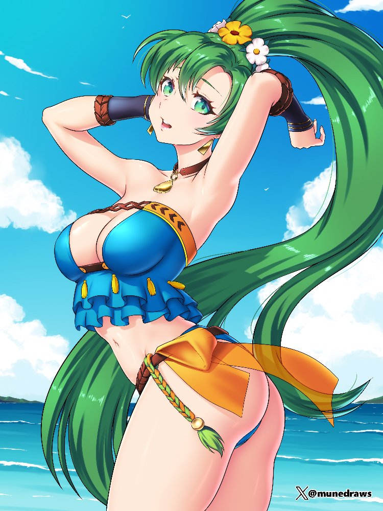 lyn (fire emblem and 2 more) drawn by etchimune