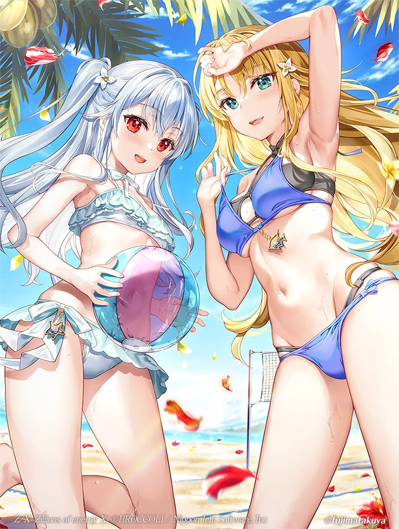 kagamihara azumi and rigel (z/x) drawn by fujima_takuya