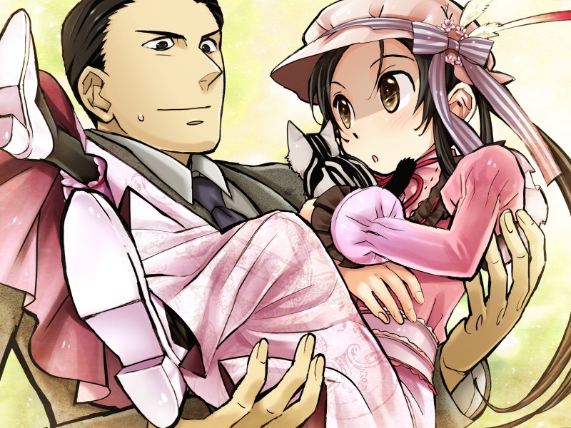 angelica derleth and howard phillips (steampunk and 1 more) drawn by akira_(kaned_fools)