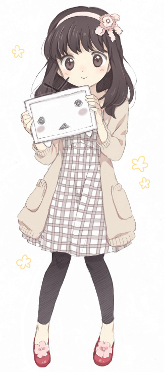 terebi-chan (original and 1 more) drawn by yui_(spica)
