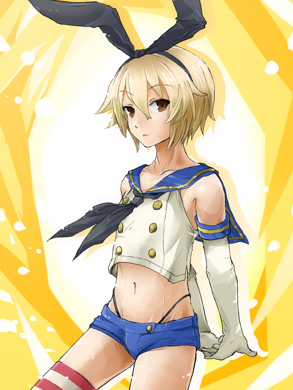 shimakaze and shimakaze-kun (kantai collection) drawn by fudeyama_(fudeco)