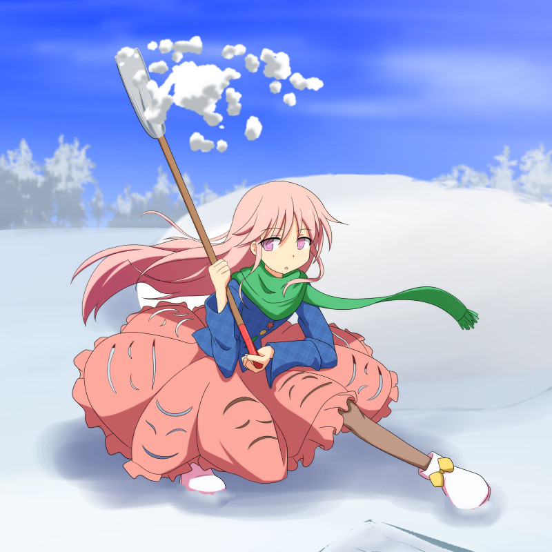 hata no kokoro (touhou) drawn by cato_(monocatienus)