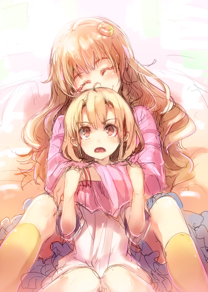 futaba anzu and moroboshi kirari (idolmaster and 1 more) drawn by ukyo_rst