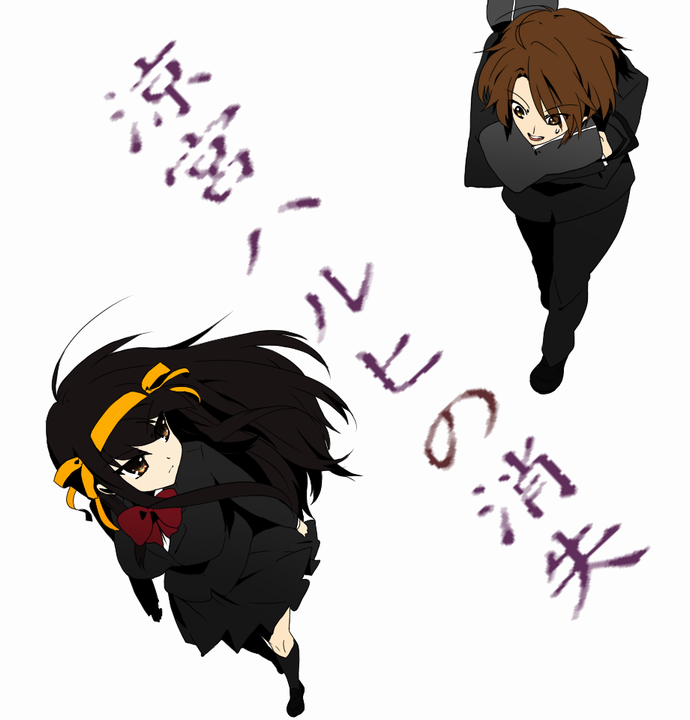 suzumiya haruhi and koizumi itsuki (suzumiya haruhi no yuuutsu and 1 more) drawn by tashimo