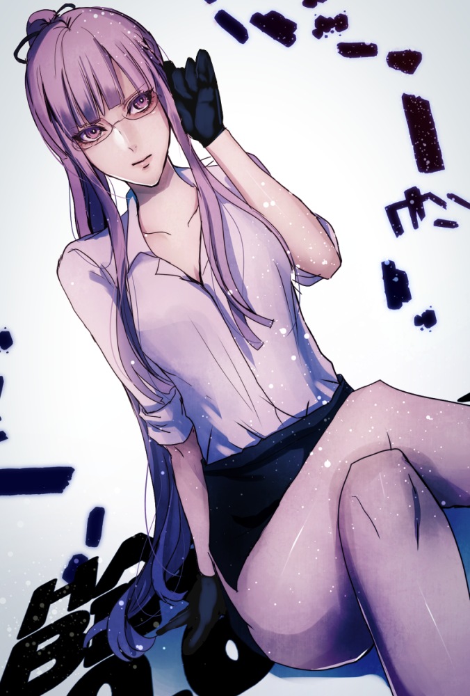 kirigiri kyoko (danganronpa and 2 more) drawn by z-epto_(chat-noir86)