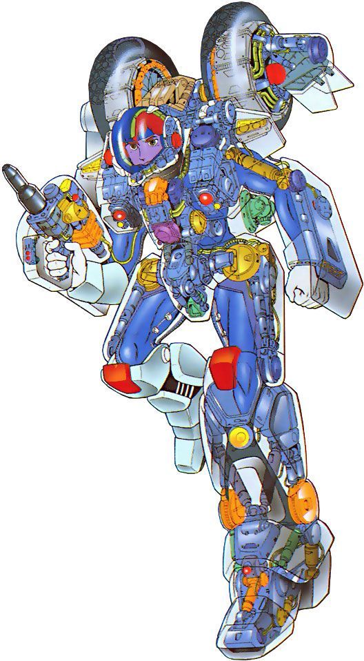 mospeada, ride armor, and ray (kikou souseiki mospeada and 1 more) drawn by aramaki_shinji