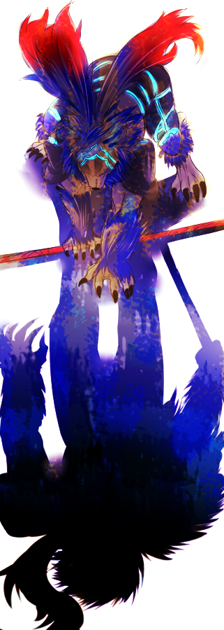 cu chulainn (fate and 1 more) drawn by urako