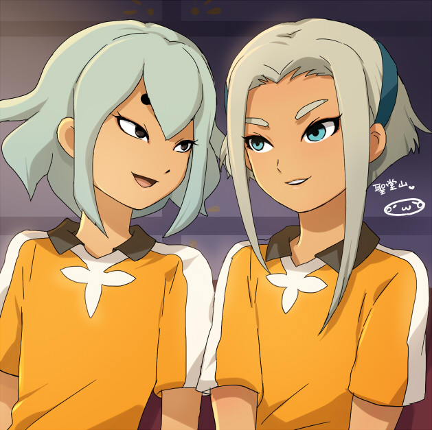 arino omi and asou kurehito (inazuma eleven and 1 more) drawn by mizuhara_aki