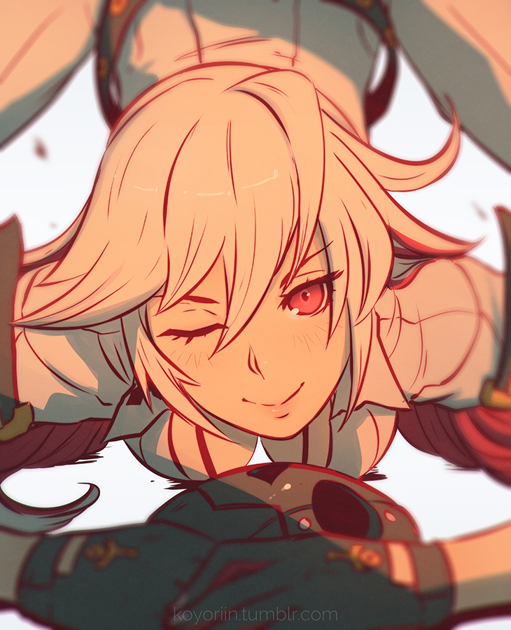 jack-o' valentine (guilty gear and 1 more) drawn by koyorin