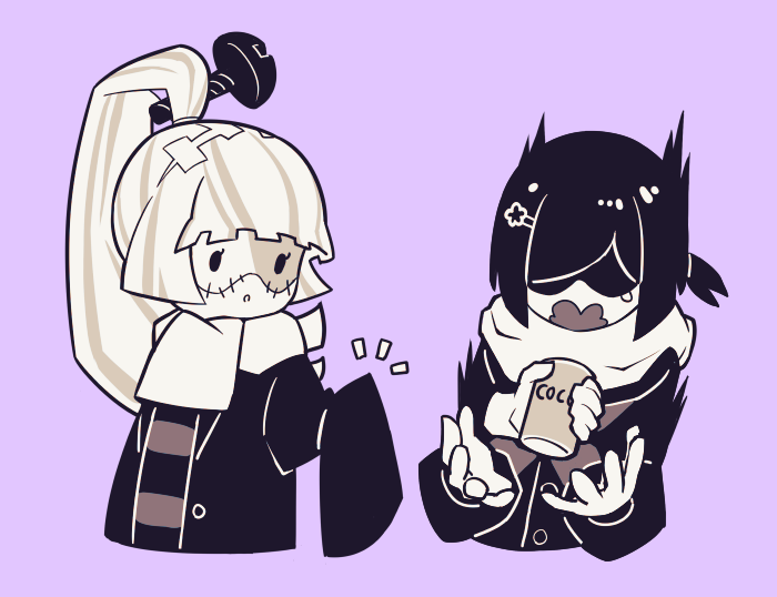 frankenstein's monster, ririka, and sylvie (original and 1 more) drawn by donuttypd