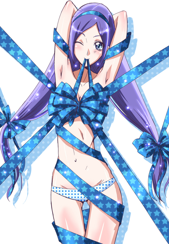 aono miki (precure and 1 more) drawn by mahkn