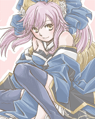 tamamo and tamamo no mae (fate and 1 more) drawn by kinoe_imashi