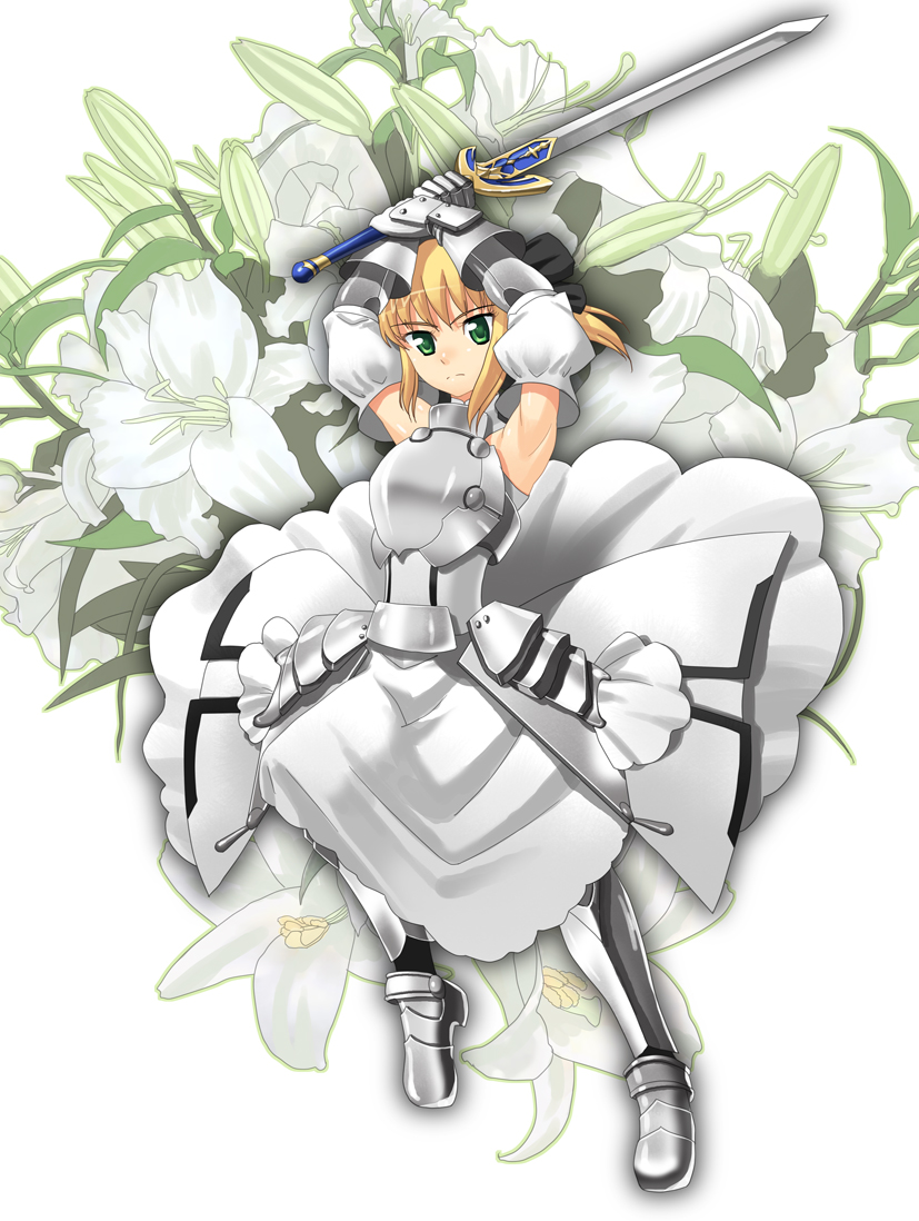 artoria pendragon and saber lily (fate and 1 more) drawn by tateichi