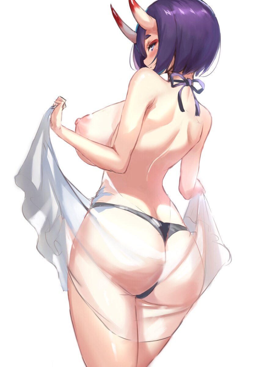 shuten douji (fate and 1 more) drawn by spider_apple