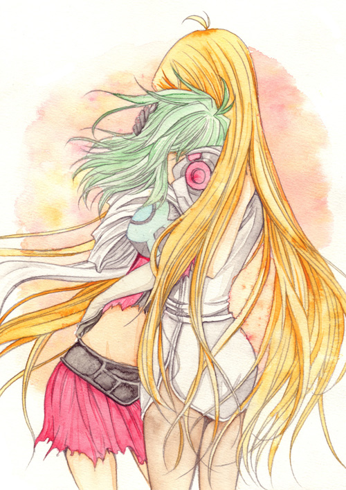 elhaym van houten and emerada (xenogears) drawn by an'no_natsume