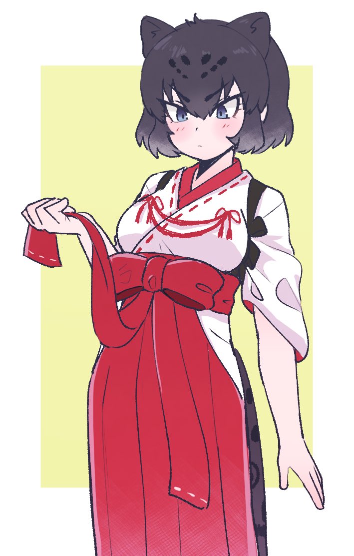 black jaguar (kemono friends and 1 more) drawn by tmtkn1