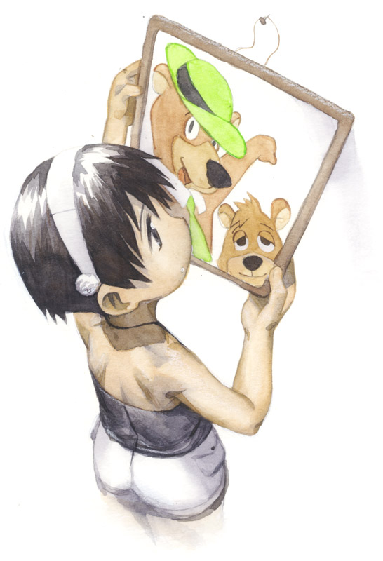 yogi bear and boo boo (hanna-barbera) drawn by satou_toshiyuki