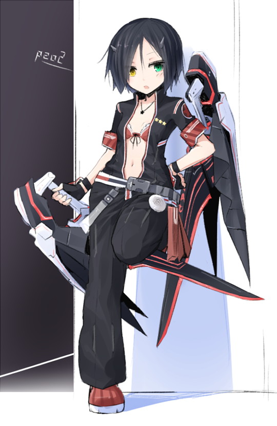 ol blink (phantasy star and 1 more) drawn by kazeharu