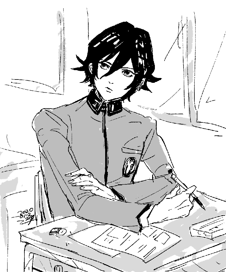 toudou naoya (persona and 1 more) drawn by bayu_(uyab003)