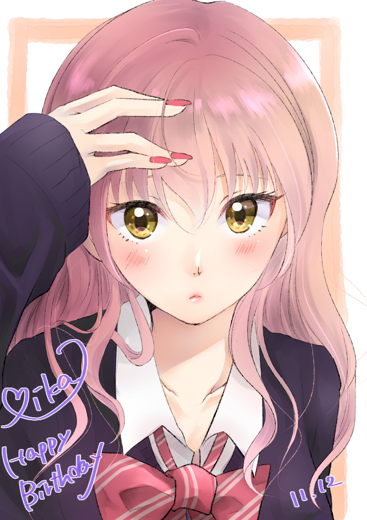 jougasaki mika (idolmaster and 1 more) drawn by ayano_(ue083282)