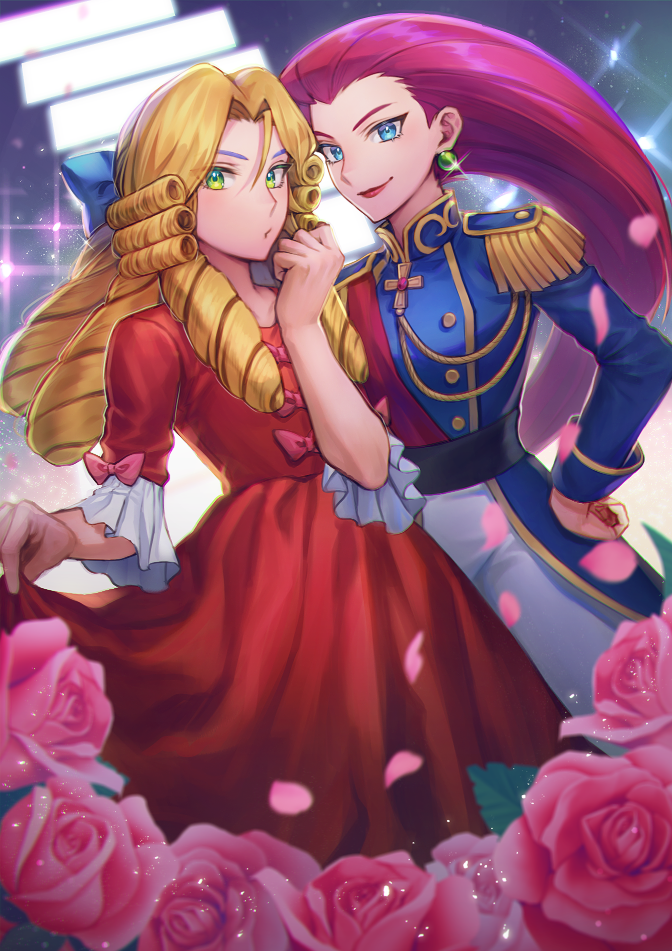 jessie and james (pokemon and 1 more) drawn by apple_brk