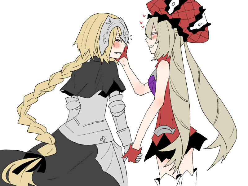 jeanne d'arc and marie antoinette (fate and 1 more) drawn by yoichi_(umagoya)