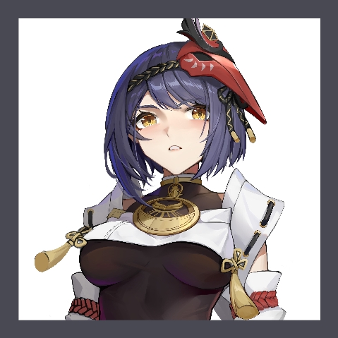 kujou sara (genshin impact) drawn by shenqi_xiao_hong_zai_nali