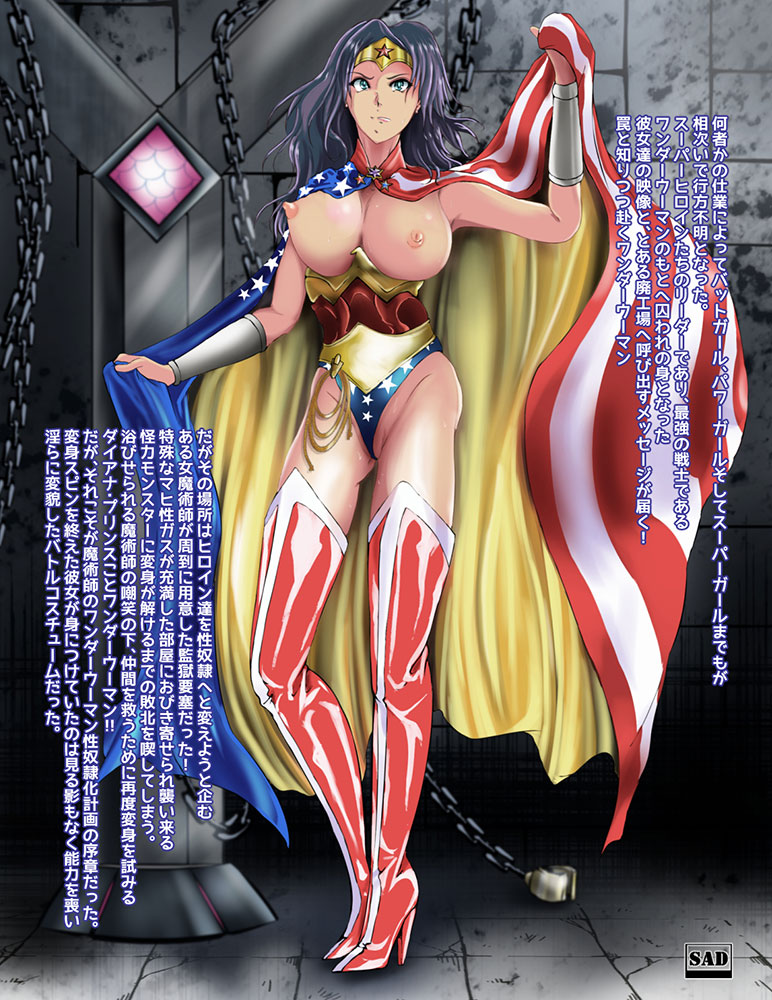 wonder woman (dc comics and 1 more) drawn by akayamaneko