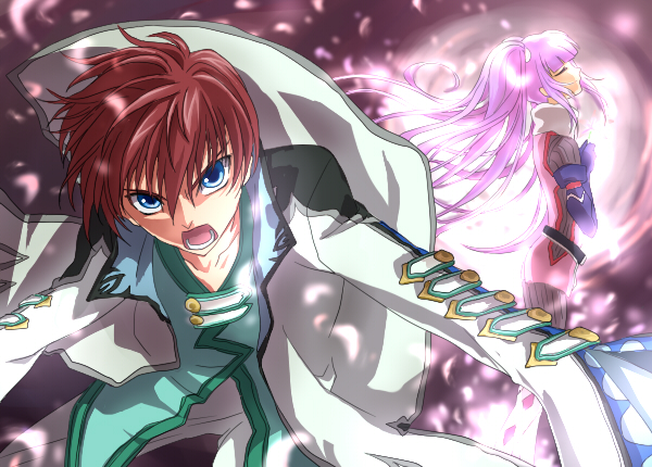 sophie and asbel lhant (tales of and 1 more) drawn by watari_(inga_ouhou)