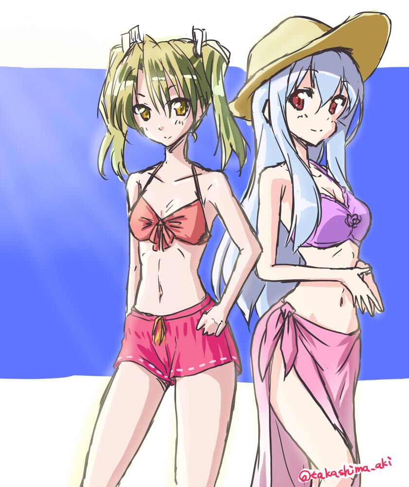 zuikaku and shoukaku (kantai collection) drawn by takashima_aki