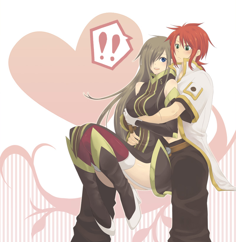tear grants and luke fon fabre (tales of and 1 more) drawn by kazuki_(citrusair)