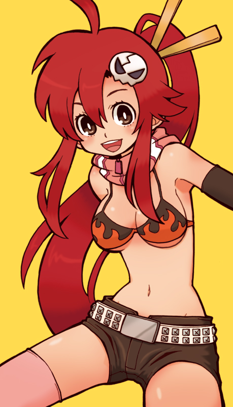 yoko littner (tengen toppa gurren lagann) drawn by shinigami_(gumsyrup)