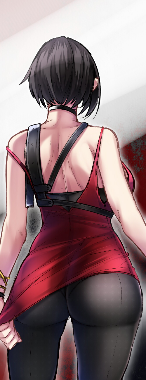 ada wong (resident evil and 1 more) drawn by shimeno_puni