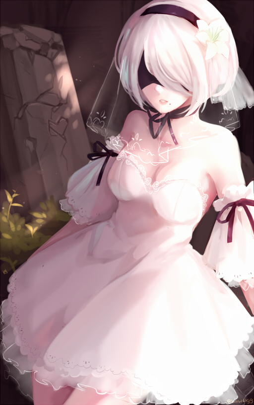 2b (nier and 1 more) drawn by kirsty_(kirue_t)