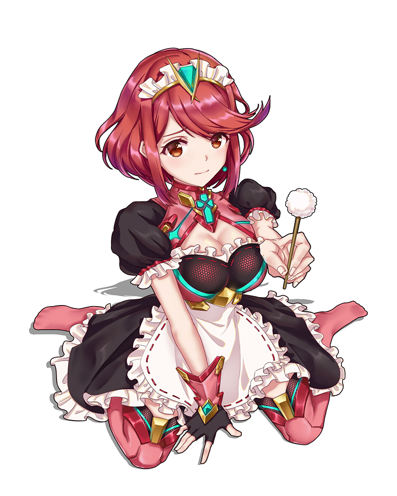 pyra (xenoblade chronicles and 1 more) drawn by kashi_(boyishcao)