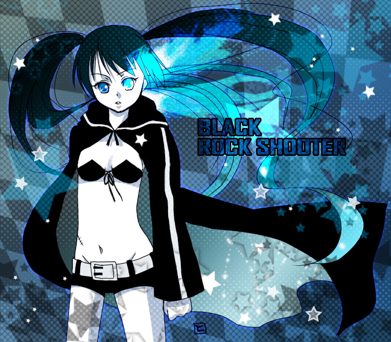 black rock shooter (black rock shooter) drawn by tomomi_(mltplus)